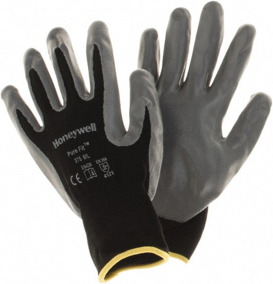 Honeywell 375-L Nylon/Nitrile Work Gloves