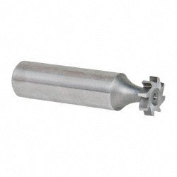 MOON CUTTERS CO. STKY425 Woodruff Keyseat Cutter 0.5" Cut Dia, 0.125" Cut Width, 1/2" Shank Dia, Staggered Tooth