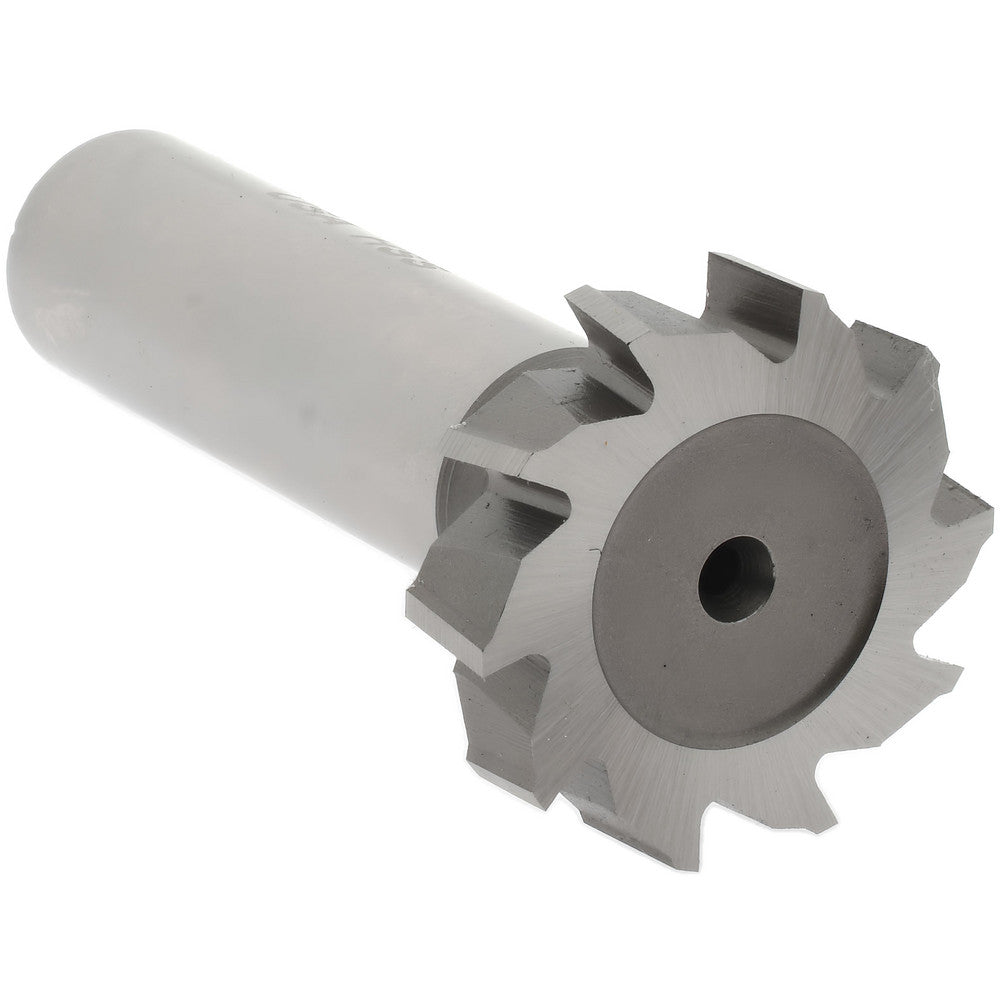 MOON CUTTERS CO. STKY850 Woodruff Keyseat Cutter 1" Cut Dia, 0.25" Cut Width, 1/2" Shank Dia, Staggered Tooth
