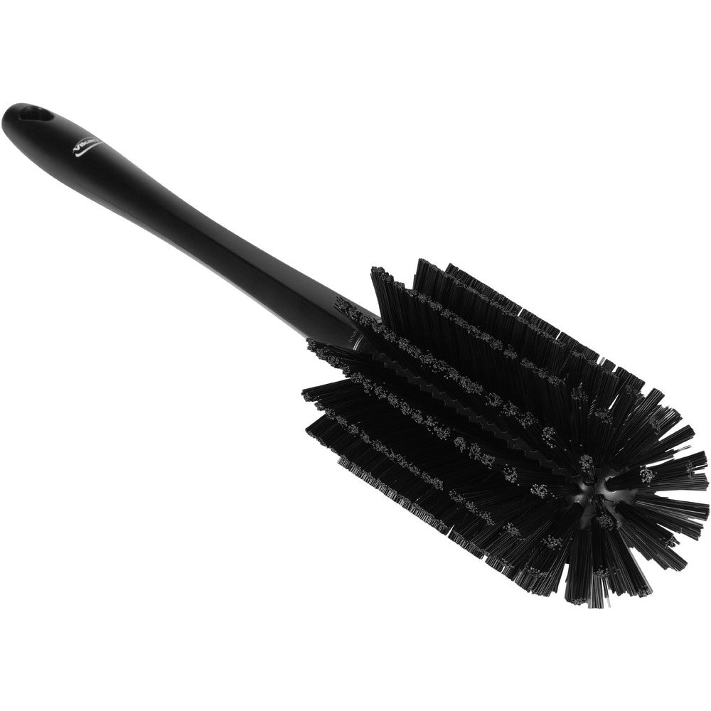 Vikan 5382809 Pipe Brush w/handle, one piece, 3.1", Medium, Black