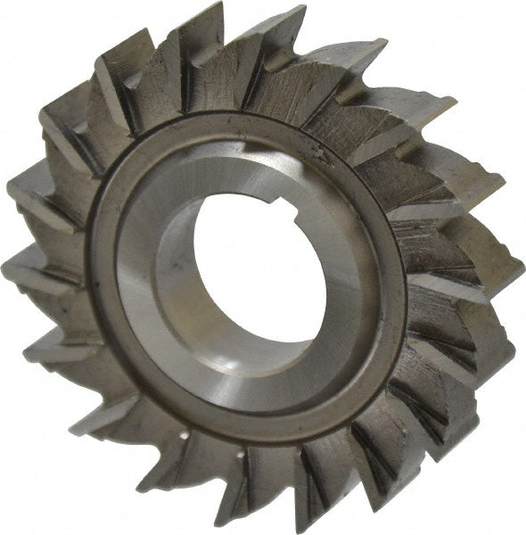 MOON CUTTERS CO. SM25500 Side Milling Cutter 2-1/2" Cutter Dia, 1/2" Cutting Width, 7/8" Arbor Hole, 18 Teeth