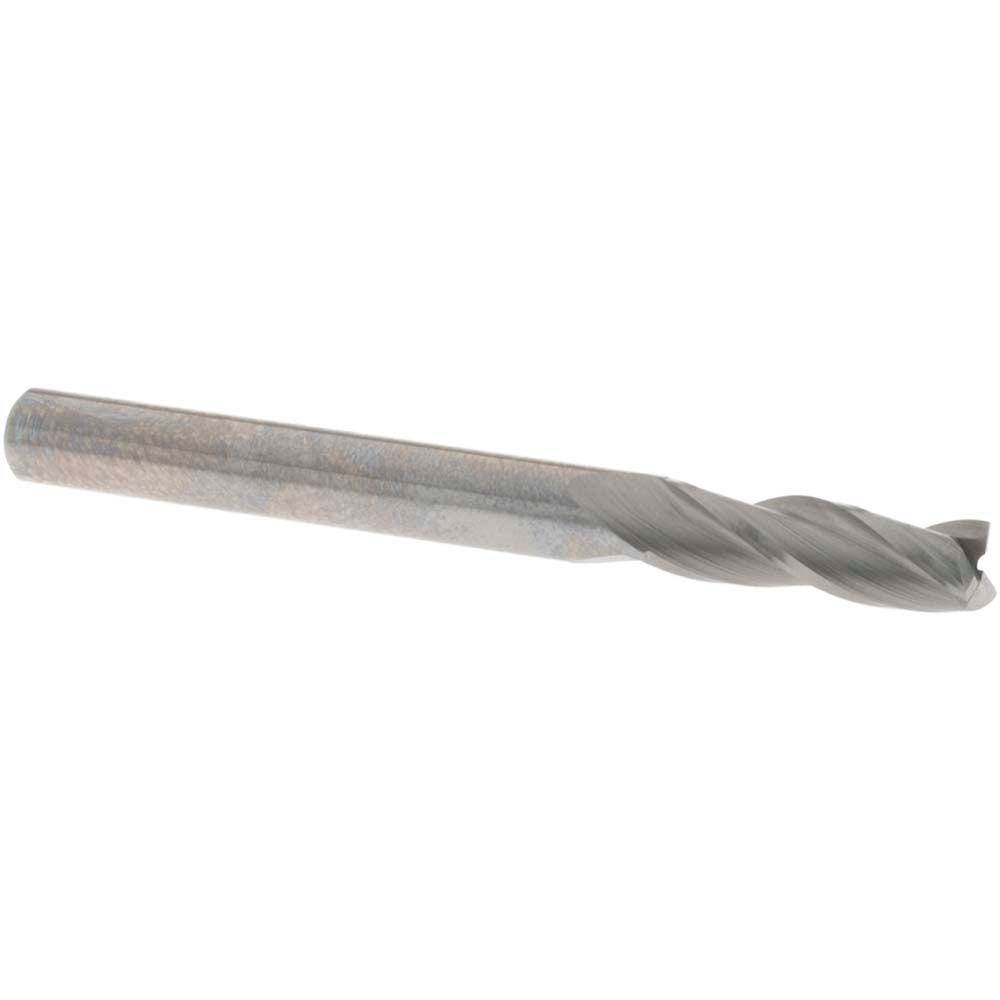 OSG 403-1875 Square End Mill 3/16'' Dia, 5/8'' LOC, 3/16'' Shank Dia, 2'' OAL, 3 Flutes, Solid Carbide