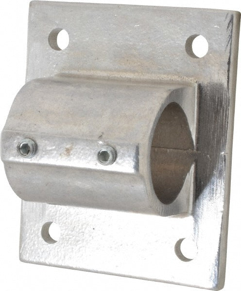 Hollaender 52-8 1-1/2" Pipe, Wall Mount Flange, Aluminum Alloy Flange Pipe Rail Fitting