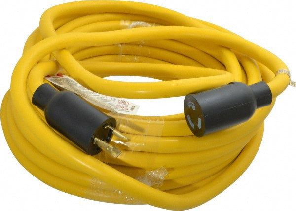 Southwire 90288802 50', 12/3 Gauge/Conductors, Yellow Wet & Dry Location, Indoor & Outdoor Extension Cord