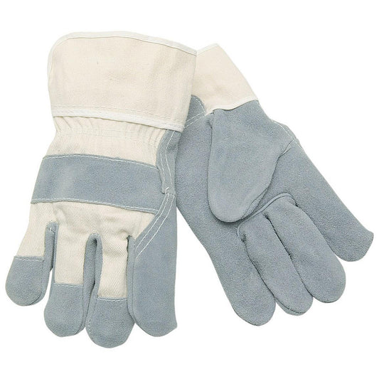 MCR Safety 1400A Work Gloves Memphis® 1400, Size Large, Cowhide Leather Lined, Cowhide Leather, General Purpose