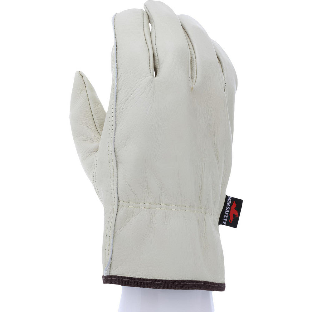 MCR Safety 3211L Work Gloves Memphis® 3211, Size Large, Not Lined, Cowhide Leather, General Purpose