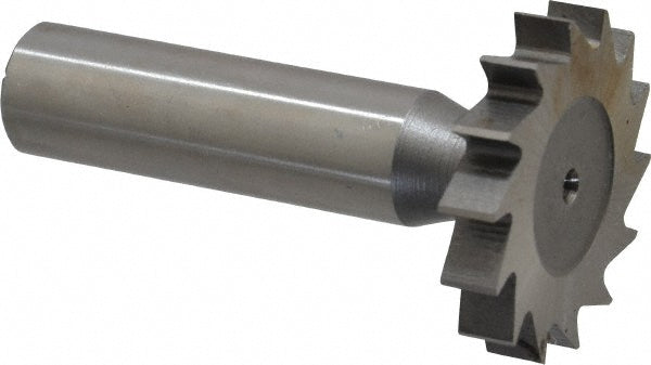 MOON CUTTERS CO. KY950 Woodruff Keyseat Cutter 1.25" Cut Dia, 0.2188" Cut Width, 1/2" Shank Dia, Straight Tooth