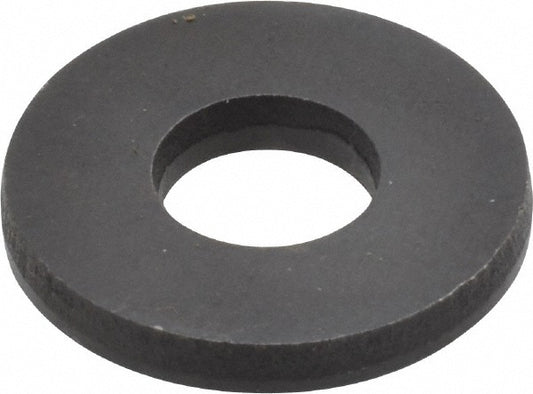 Jergens FW00003 3/8" Screw USS & SAE Flat Washer Case Hardened Steel, Black Oxide Finish