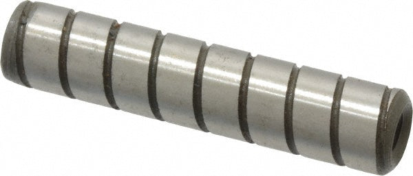 Jergens 31820 Spiral Groove Dowel Pin 3/8 x 1-3/4", Alloy Steel
