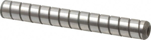Jergens 31824 Spiral Groove Dowel Pin 3/8 x 3", Alloy Steel
