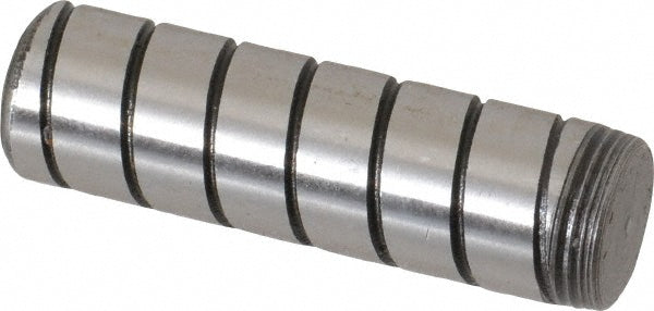 Jergens 31826 Spiral Groove Dowel Pin 7/16 x 1-1/2", Alloy Steel