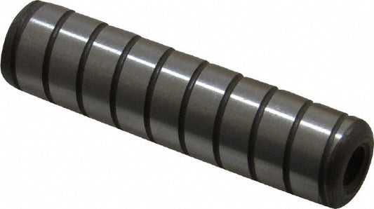 Jergens 31833 Spiral Groove Dowel Pin 1/2 x 2", Alloy Steel