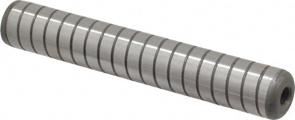 Jergens 31845 Spiral Groove Dowel Pin 5/8 x 4", Alloy Steel