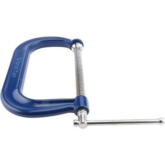 Gibraltar CCM00398-1 C-Clamp 8" Max Opening, 5" Throat Depth, Regular-Duty, Forged Steel Body