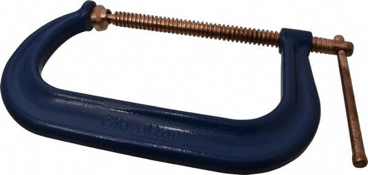Gibraltar CCM00398-2 C-Clamp 8" Max Opening, 5" Throat Depth, Forged Steel