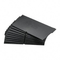 Quantum Storage DSB102/104/106 Bin Divider Use with Quantum Storage Systems - Shelf Bin QSB102, 104 & 106, Black