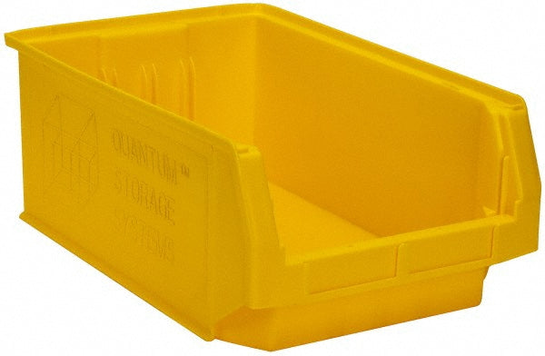 Quantum Storage QMS532YL Plastic Hopper Stacking Bin Yellow