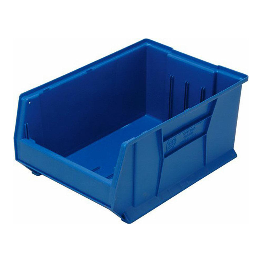Quantum Storage QUS954BL Plastic Hopper Stacking Bin Blue
