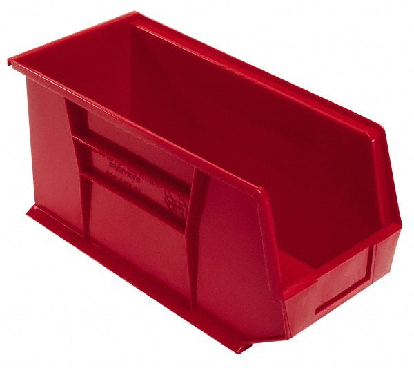 Quantum Storage QUS265RDCS Plastic Hopper Stacking Bin Red