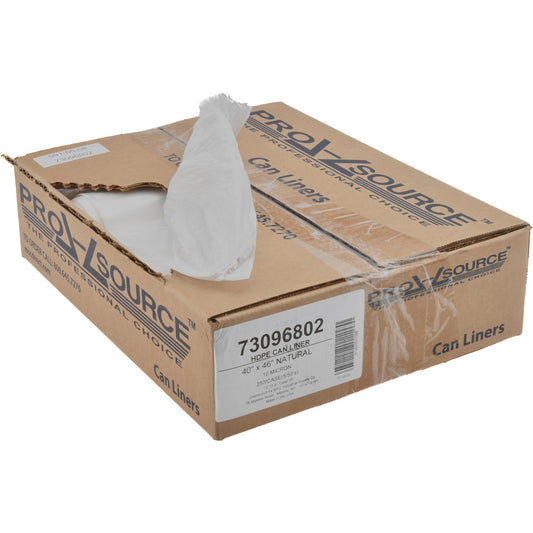 Pro-Source PSVNR404610N Household Trash Bags 45 gal, 0.39 mil, 250 Pack