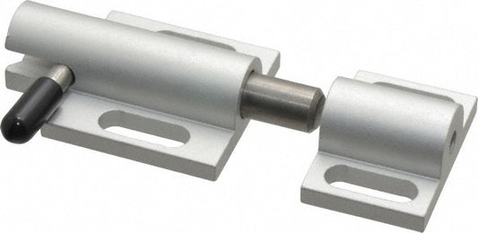 80/20 Inc. 2107 Deadbolt with Side Door Latch 2" OAL, 1-1/2" OAW, 0.812" OAH, Aluminum (Body) & Stainless Steel (Bolt, Spring & Handle), Anodized Finish