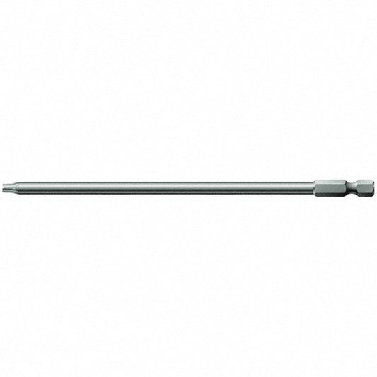 Wera 05060199001 Power Screwdriver Bit T25 Torx, TX25 Speciality Point Size, 1/4" Hex Drive