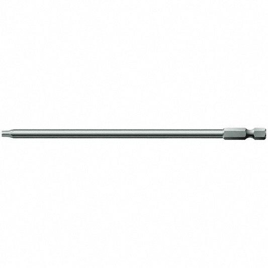 Wera 05060201001 Power Screwdriver Bit T30 Torx, TX30 Speciality Point Size, 1/4" Hex Drive