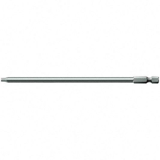 Wera 05060202001 Power Screwdriver Bit T40 Torx, TX40 Speciality Point Size, 1/4" Hex Drive