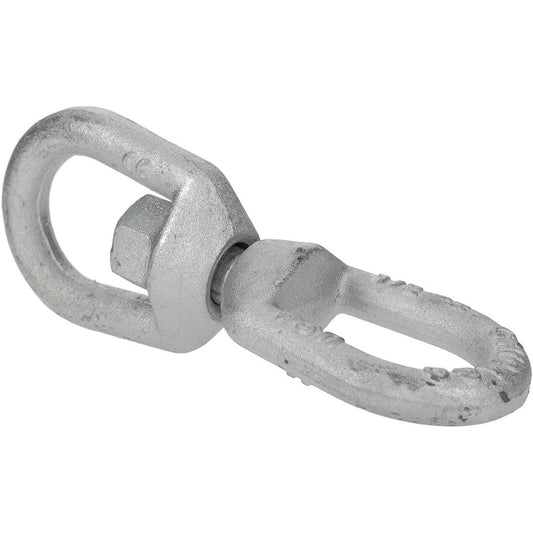 Gibraltar 21520 6 3, 600 Lbs. Load Limit, 6-3/8 Inches Long x 1/2 Inch Diameter Oval Eye Swivel