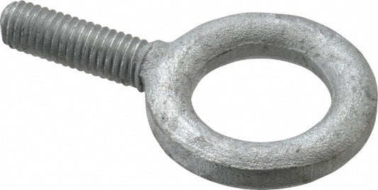 Gibraltar 26111 1 Fixed Lifting Eye Bolt Without Shoulder, 1,400 lb Capacity, 3/8-16 Thread, Grade C-1035 Forged Steel