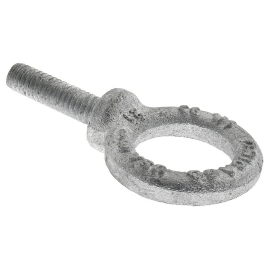 Gibraltar 26155 5 Fixed Lifting Eye Bolt With Shoulder, 500 lb Capacity, 1/4-20 Thread, Grade C-1035 Forged Steel