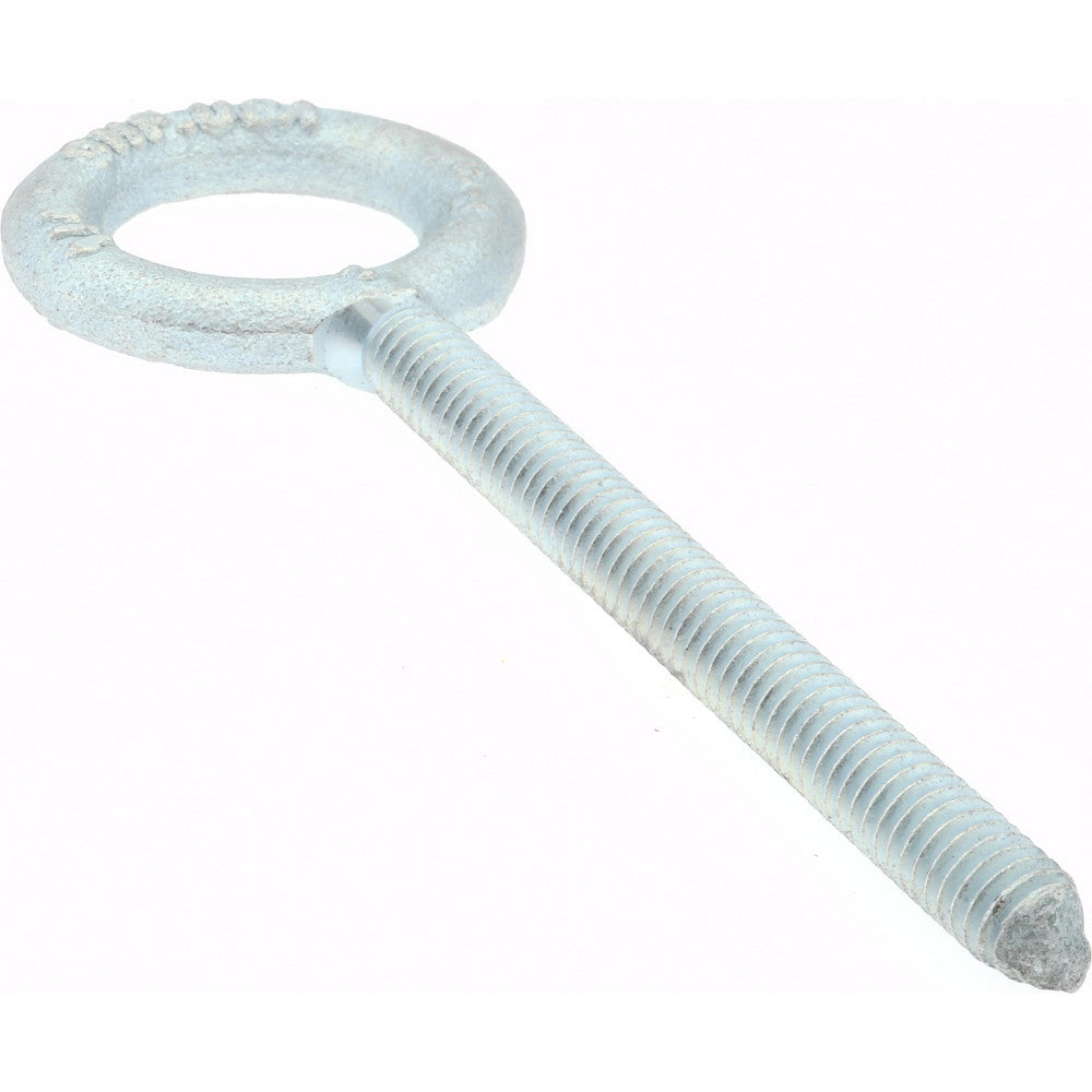Gibraltar 26710 6 Fixed Lifting Eye Bolt Without Shoulder, 500 lb Capacity, 1/4-20 Thread, Grade C-1035 Steel