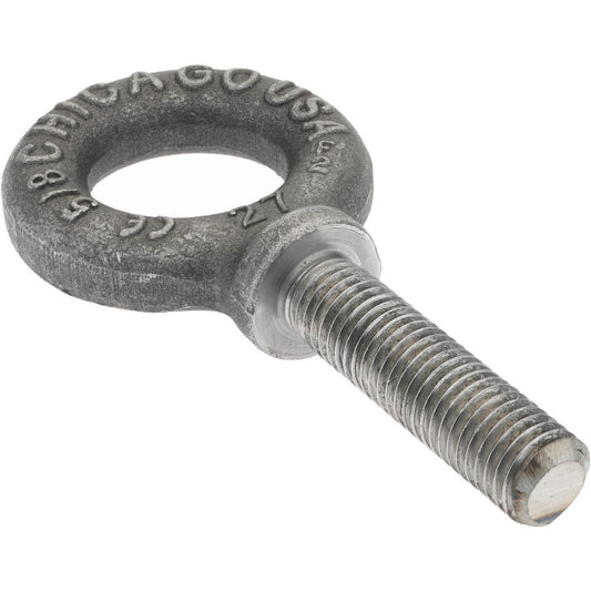 Gibraltar SP12307 Lifting Eye Bolt With Shoulder, 4,000 lb Capacity, 5/8-11 Thread, Grade C-1035 Steel