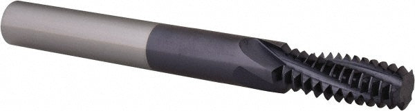 Allied Machine and Engineering TM50013 Helical Flute Thread Mill 1/2-13, Internal, 4 Flute, 3/8" Shank Dia, Solid Carbide
