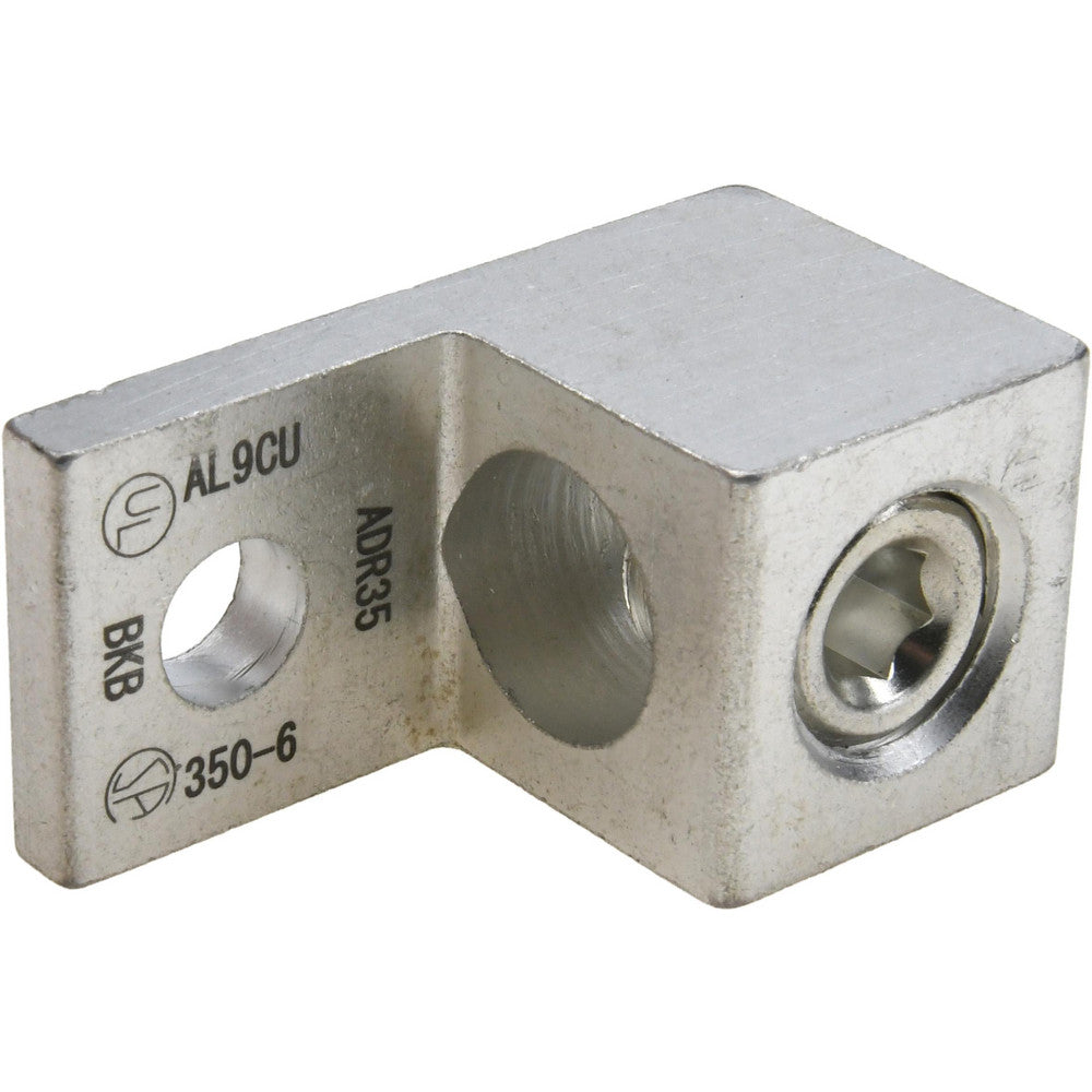 Thomas & Betts ADR35 Square Ring Terminal Non-Insulated, 6 AWG, Compression Connection