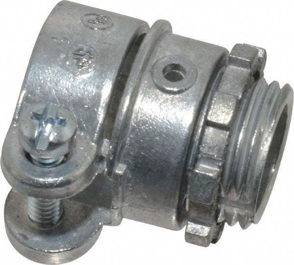 Thomas & Betts XC270 Conduit Connector For FMC, Die Cast Zinc, 1/2" Trade Size