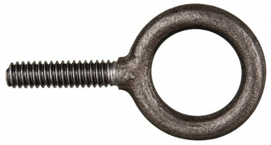 Gibraltar P14027MGB Fixed Lifting Eye Bolt With Shoulder, 11,460 lb Capacity, M27 x 3.00 Thread, Grade 1030 Steel