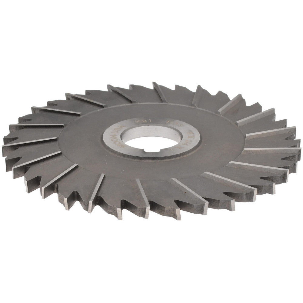 MOON CUTTERS CO. STS5250 Side Chip Saw 5" Blade Dia, 1/4" Blade Thickness, 1" Arbor Hole Dia, 36 Teeth, High Speed Steel
