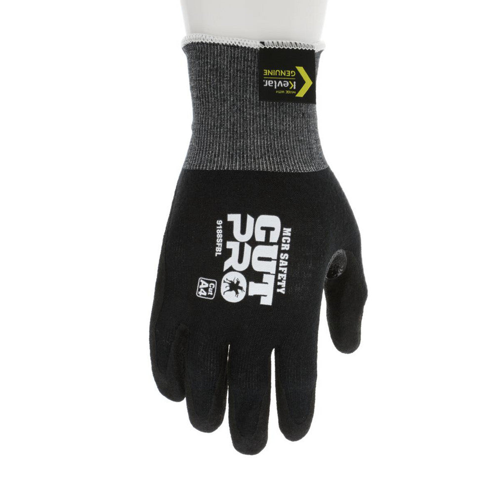 MCR Safety 9188SFBXL Cut, Puncture & Abrasion-Resistant Gloves Cut Pro 9188SFB, Size X-Large, ANSI Cut A4, ANSI Puncture 2, Foam Nitrile, Kevlar