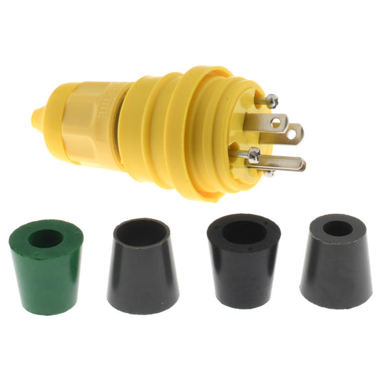 Value Collection 14W47 Locking Inlet Plug, Industrial, 5-15, 125V, Yellow