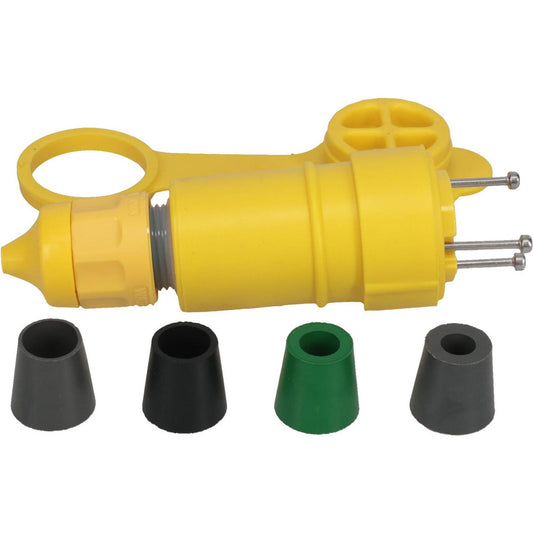 Value Collection 15W47 Locking Inlet Connector, Industrial, 5-15, 125V, Yellow