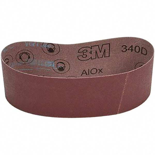 3M 7010300094 Abrasive Belt 3" Wide, 24" Long, 100 Grit, Aluminum Oxide