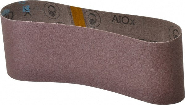 3M 7100231078 Abrasive Belt 4" Wide, 24" Long, 80 Grit, Aluminum Oxide