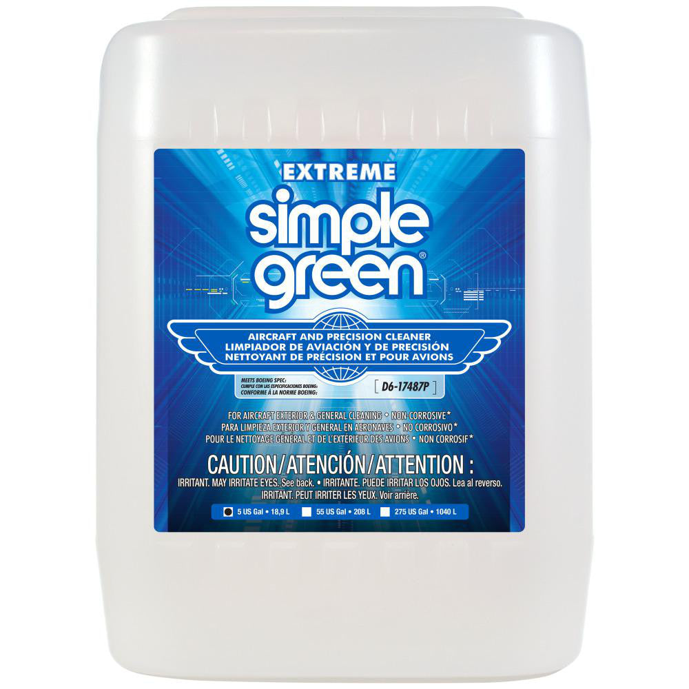 Simple Green 0100000113405 Extreme Aircraft & Precision Cleaner, 5 gal Pail