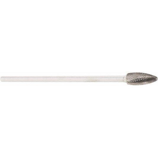Interstate SH-5L6 Abrasive Burr SH-5L, 1/2" Cut Dia, Flame, Standard Cut