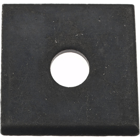 Gibraltar Z8954H 1/2" Bolt, 2" Square, Black Oxide Finish, Case Hardened Steel Square Flat Washer