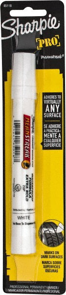 Sharpie 85118PP Wet Surface Pen Marker White, Wax-Based, Bullet Point