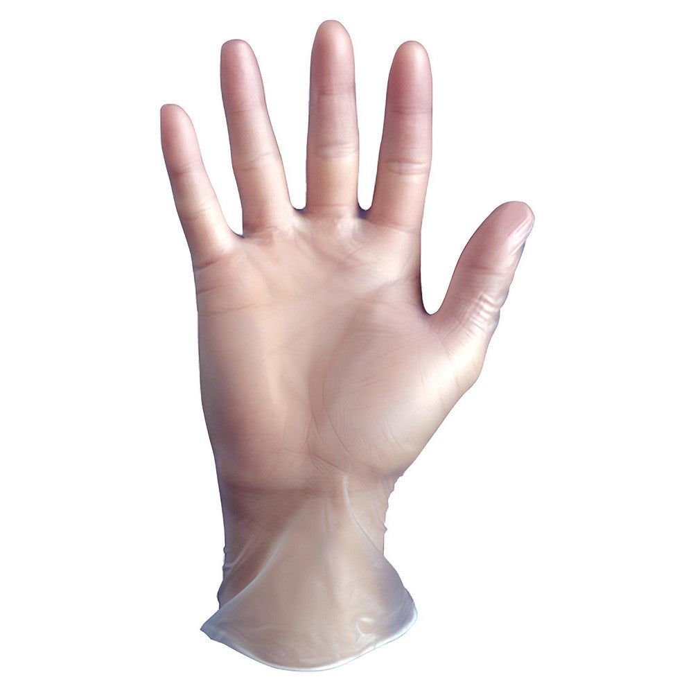 SHOWA 2005PFXL-09 Disposable Glove Size X-Large, 5.0 mil, Vinyl Coated, Vinyl, Food Grade, Powder-Free