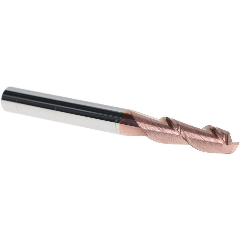 Accupro 73295578 Corner Radius End Mill 1/4" Dia, 3/4" LOC, 0.015" Radius, 2 Flutes, Solid Carbide