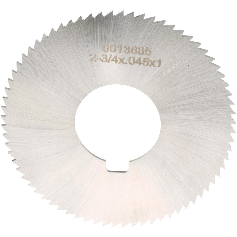 Martindale Electric Co. OSSC04572 Slitting & Slotting Saw 2-3/4" Dia, 0.045" Thick, 1" Arbor Hole, 72 Teeth, High Speed Steel